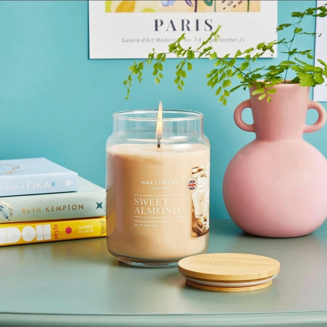 Wax Lyrical Sweet Almond Large Jar Candle