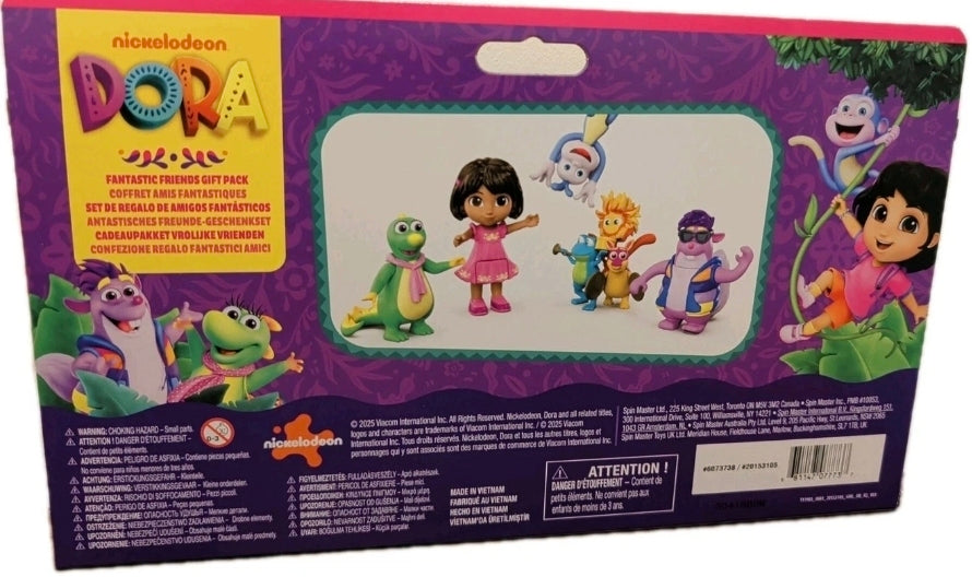 Dora the Explorer Fantastic Friends Gift Pack – Figure Set for Kids