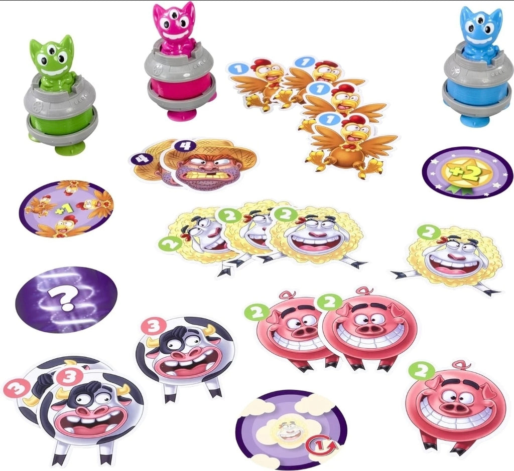 Goliath Go Go UFO Board Game – Fun Strategy Game for Kids & Families