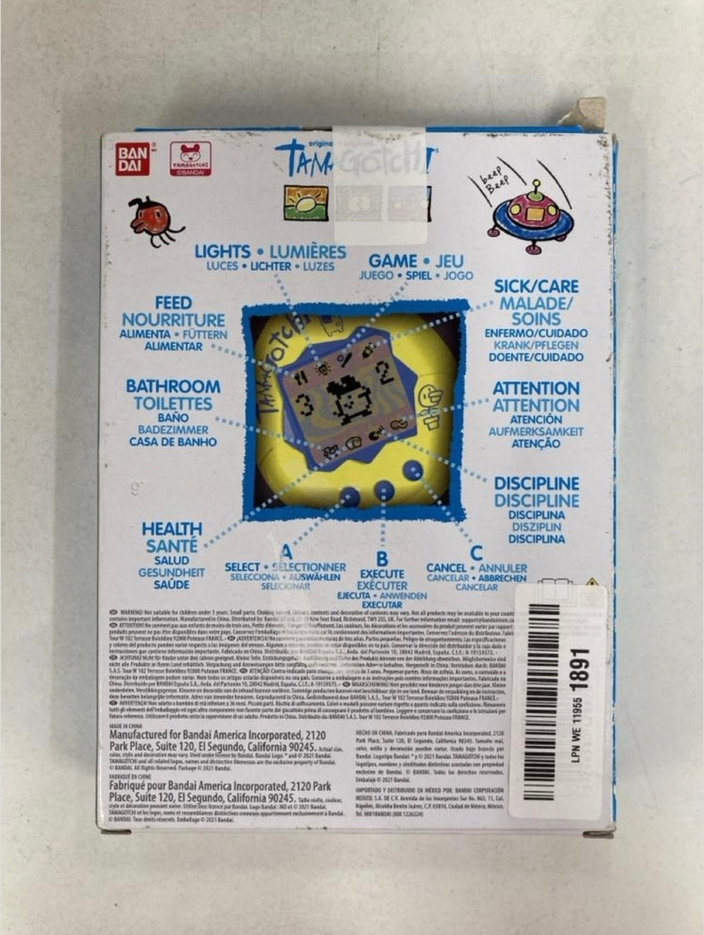 Bandai Original Tamagotchi Gen 2 – Classic Virtual Pet Toy