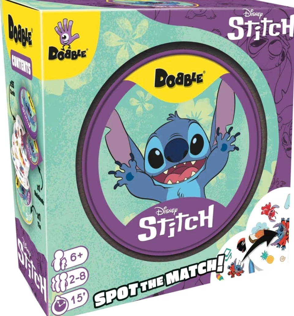 Dobble Stitch – Disney Lilo & Stitch Card Game | Ages 6+ | 2–8 Players