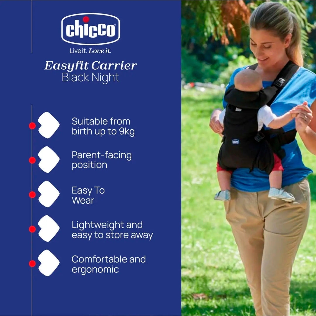 Chicco Easy Fit Carrier From Birth Black Night