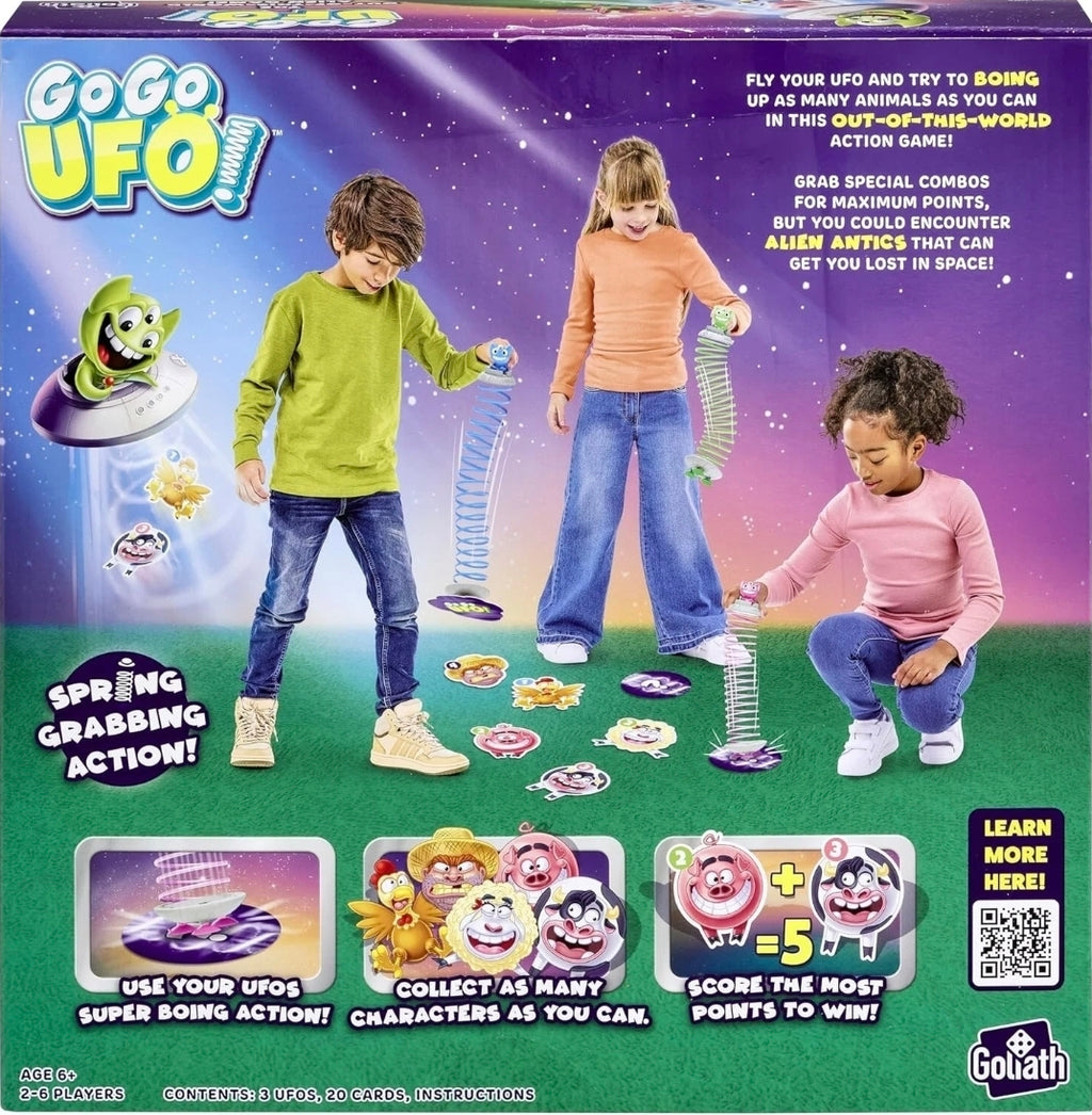 Goliath Go Go UFO Board Game – Fun Strategy Game for Kids & Families