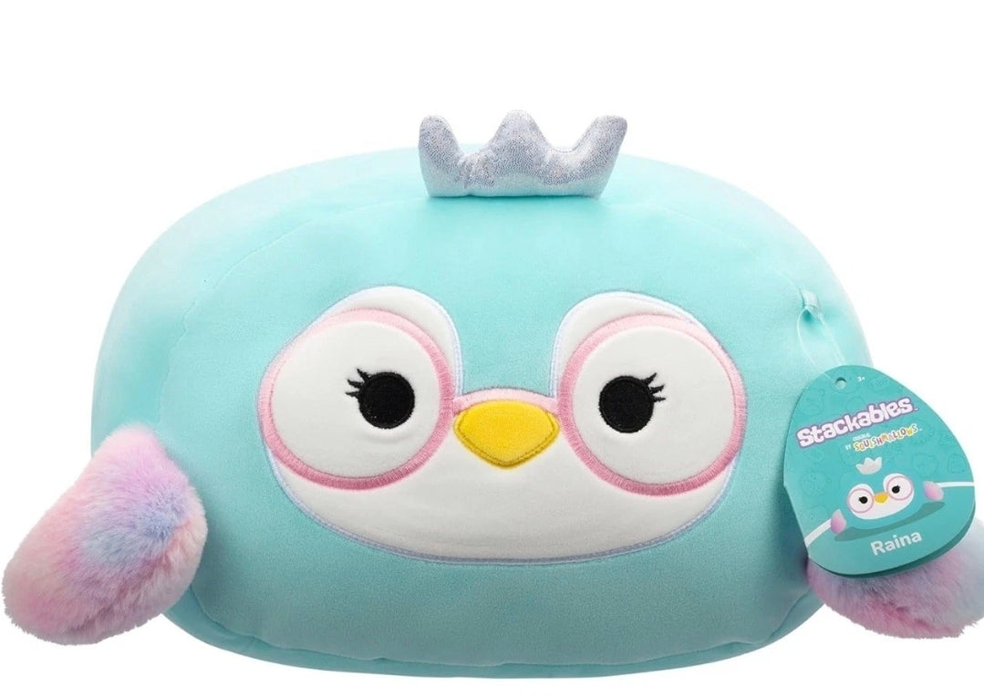 Squishmallows 12" Raina The Blue Penguin Stackable Plush