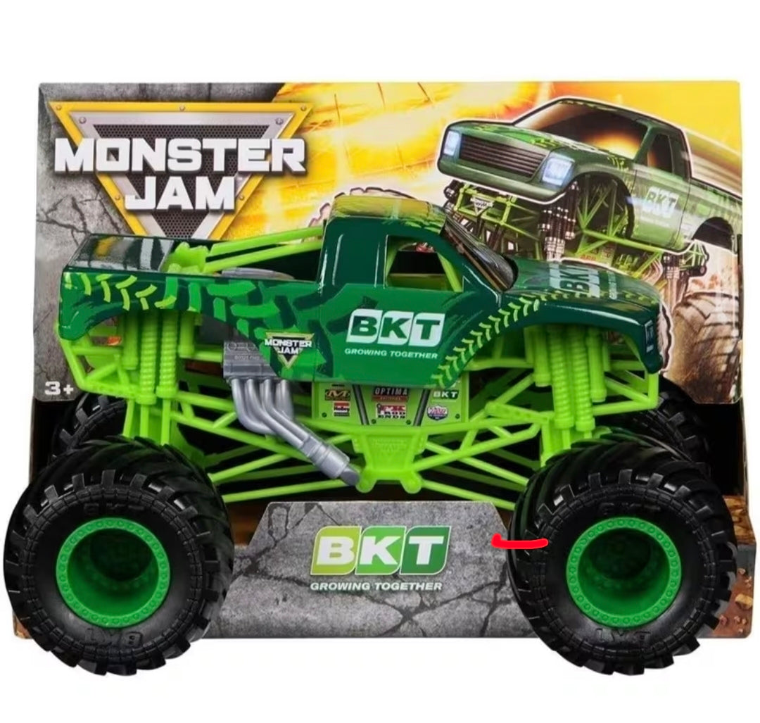 Monster Jam Official BKT Monster Truck – 1:24 Scale Die-Cast Toy Car