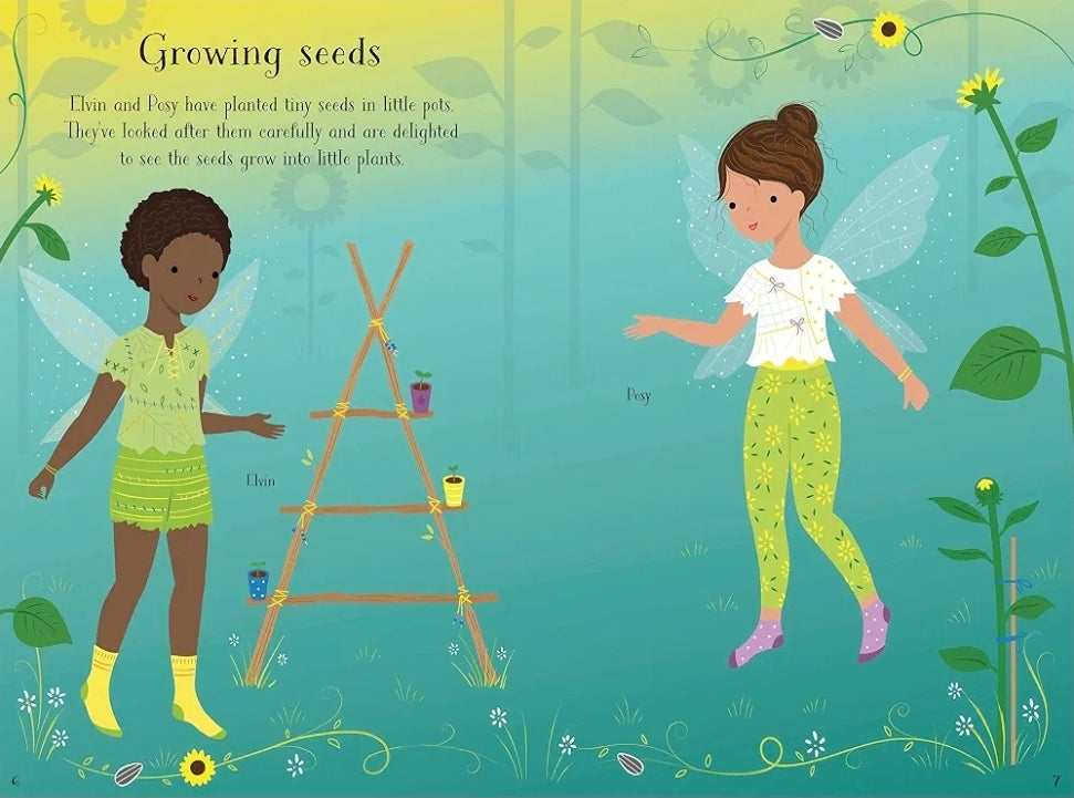 Little Sticker Dolly Dressing Garden Fairy