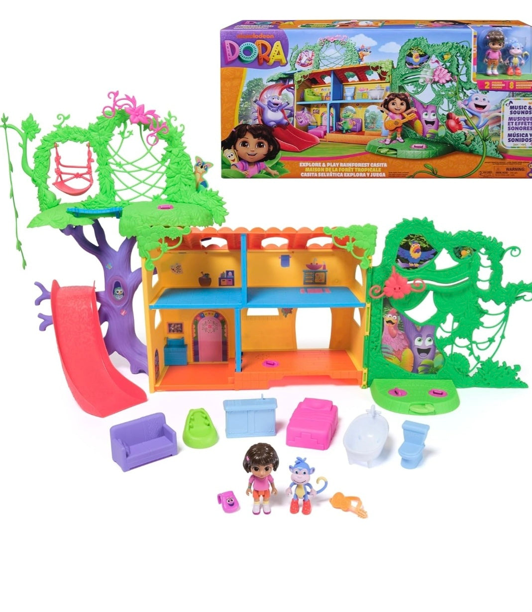 Dora the Explorer – Explore & Play Rainforest Casita Playset