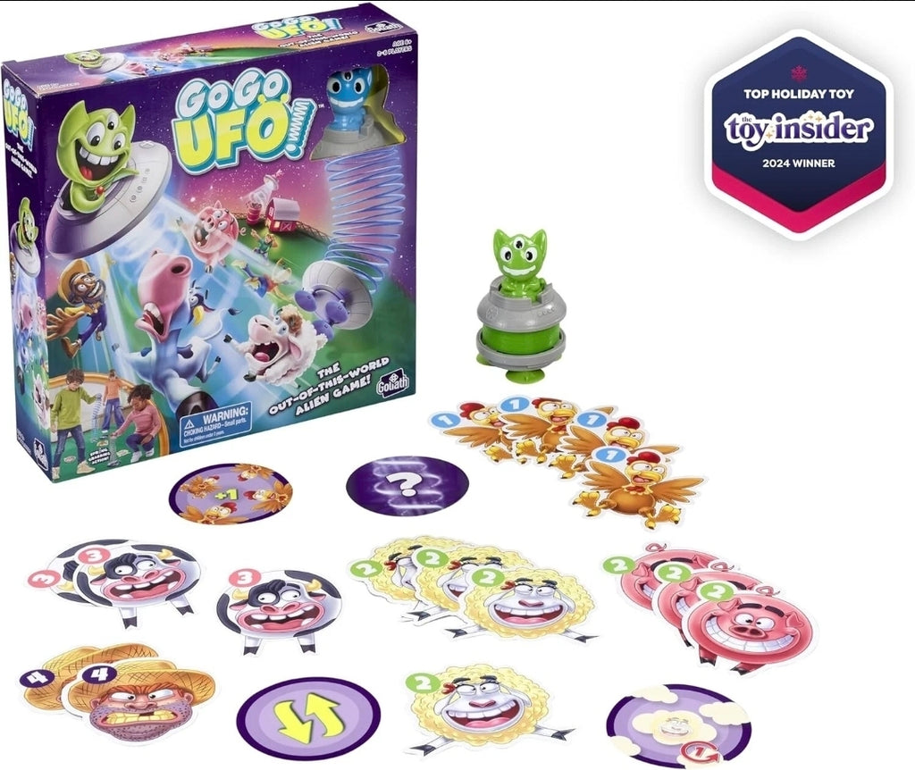 Goliath Go Go UFO Board Game – Fun Strategy Game for Kids & Families