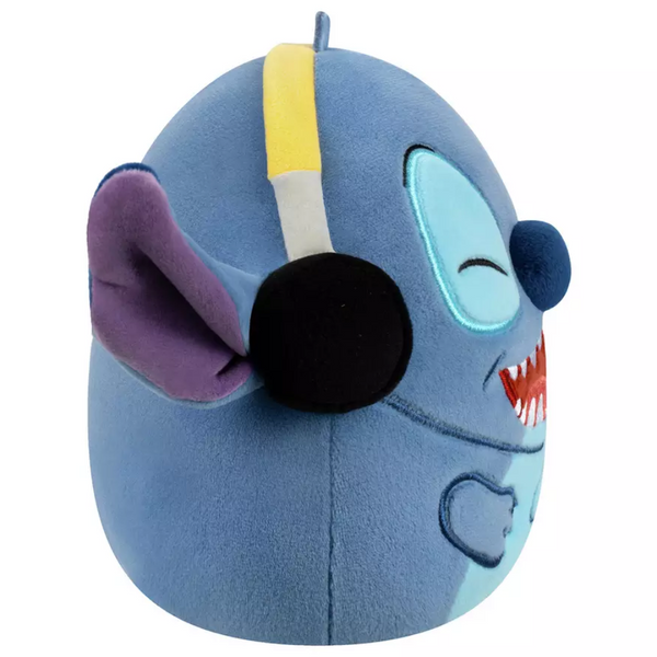 Squishmallows 8" Disney Stitch with Headphones – Soft Plush Toy