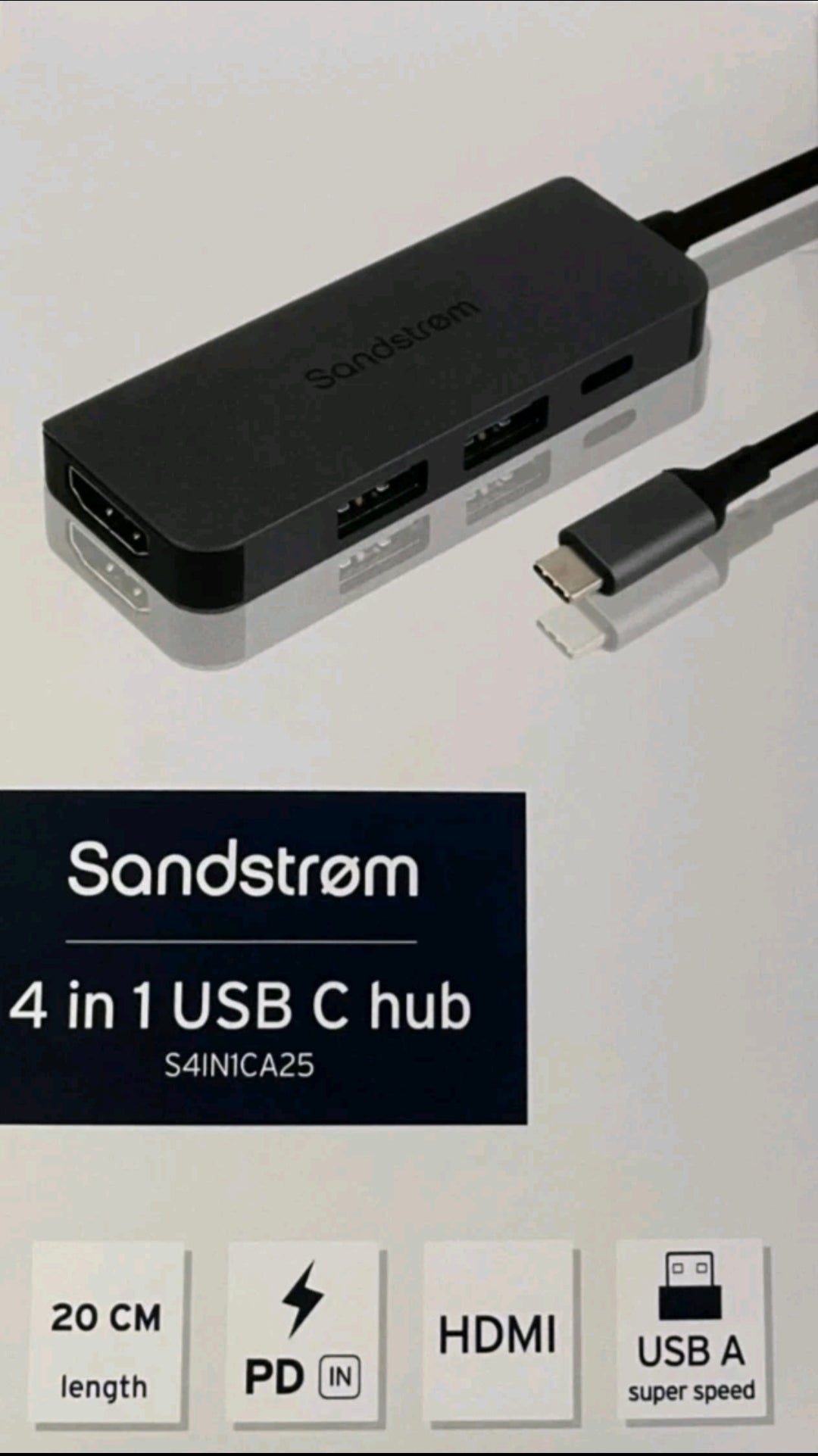 USB-C to HDMI Adapter Hub 4K PD 100W USB