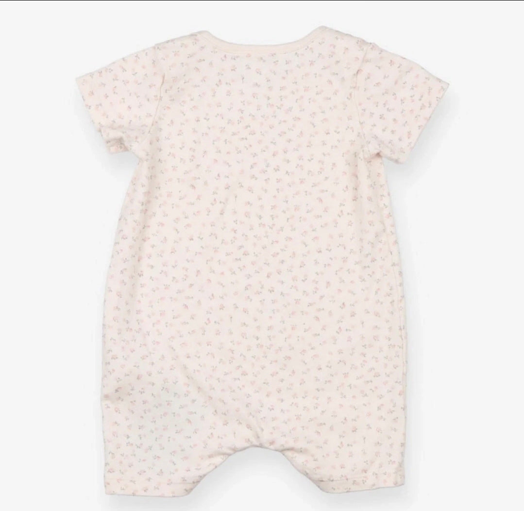 The Little White Company Organic Cotton Floral Shortie 0-3 Months