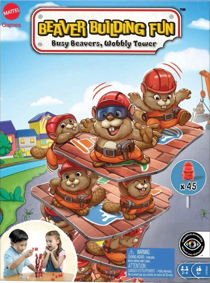 Mattel Games Beaver building fun