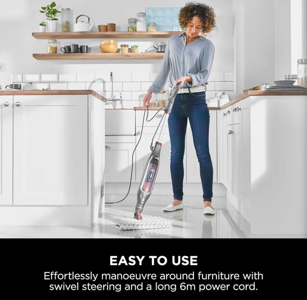 Shark Klik n'Flip Automatic Steam Mop – Hard Floor Steam Cleaner