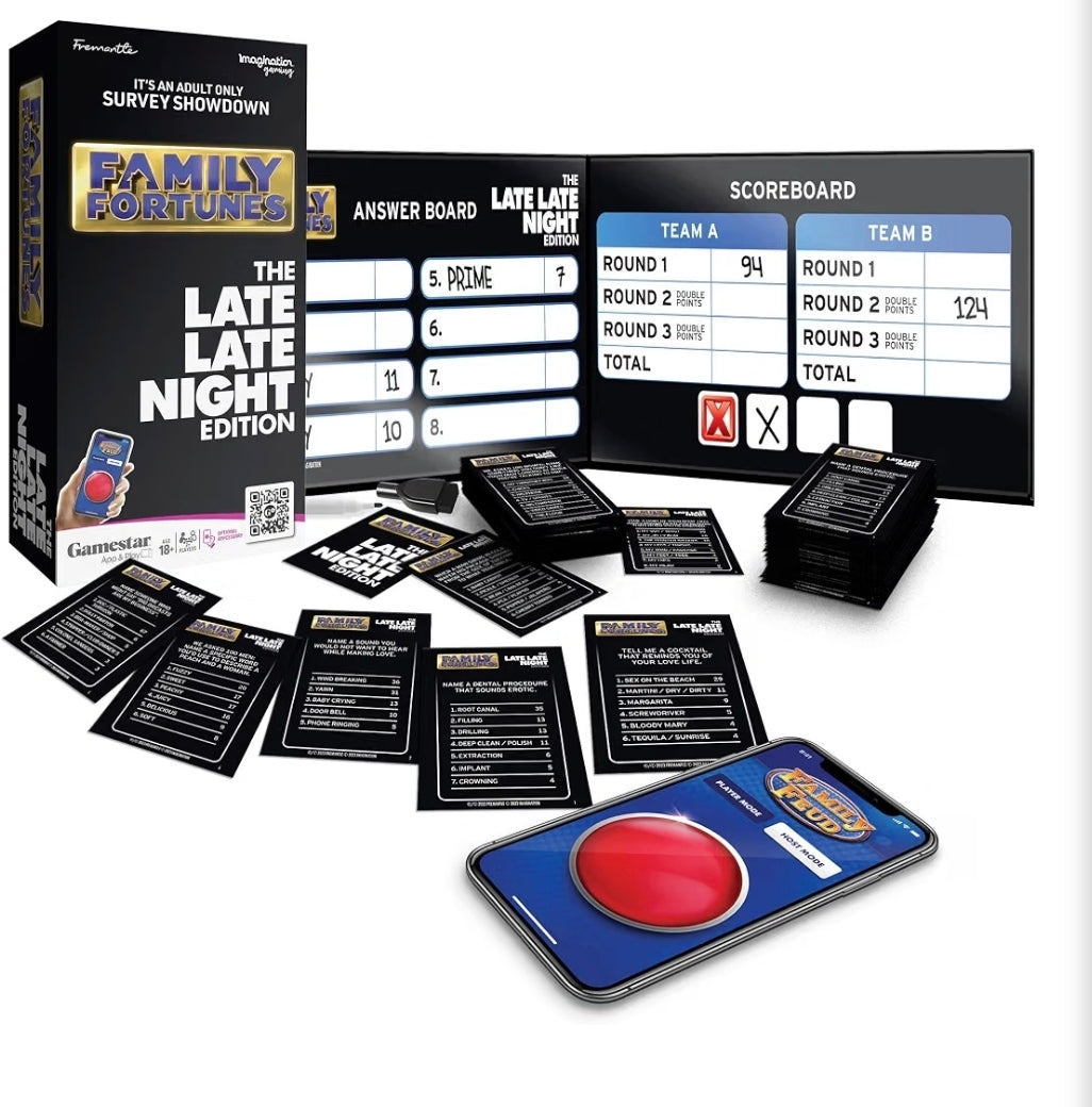 Family Fortunes Late Late Night Edition Card Game