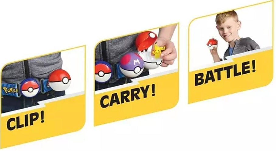 Pokémon Charmander Clip 'N' Go Belt Set – Figure & Belt Clip for Kids