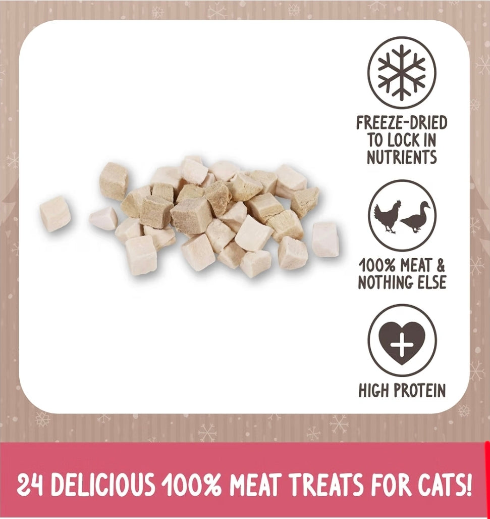 Rosewood Cupid & Comet Luxury Deli Advent Calendar for Cats – 24 Treat Doors