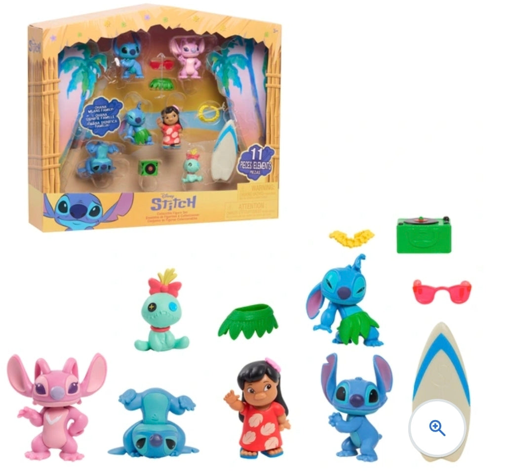 Disney Stitch Collectible Figure Set – Multi-Pack Vinyl Figures