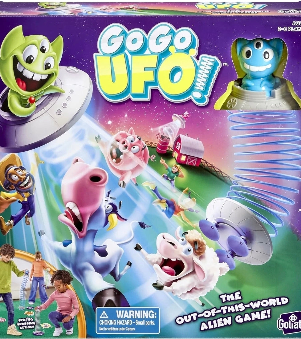 Goliath Go Go UFO Board Game – Fun Strategy Game for Kids & Families