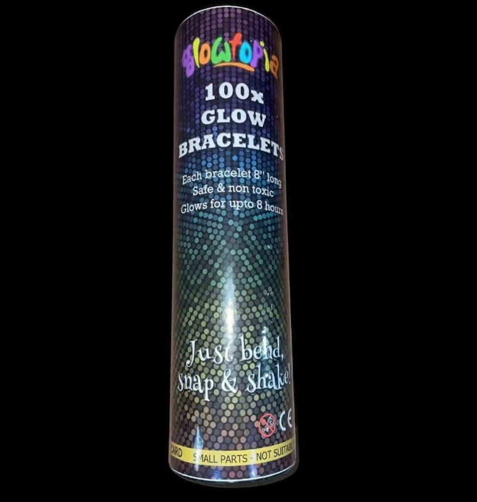 Glowtopia 8 inch Glow Stick Bracelets