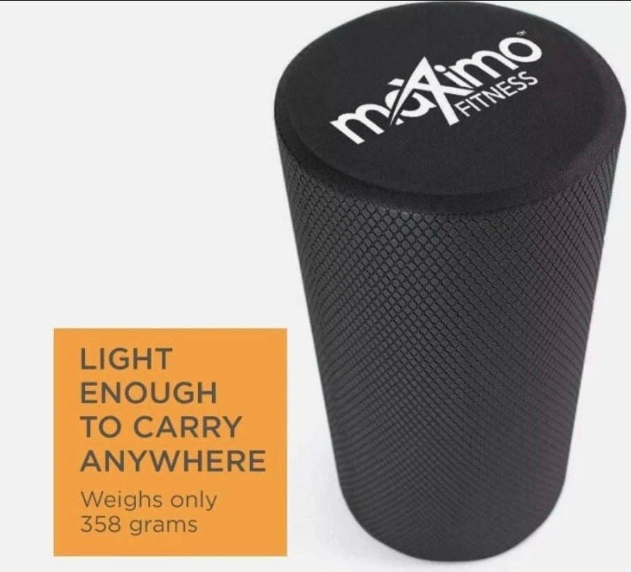 Maximo Fitness Exercise Foam Roller - Black